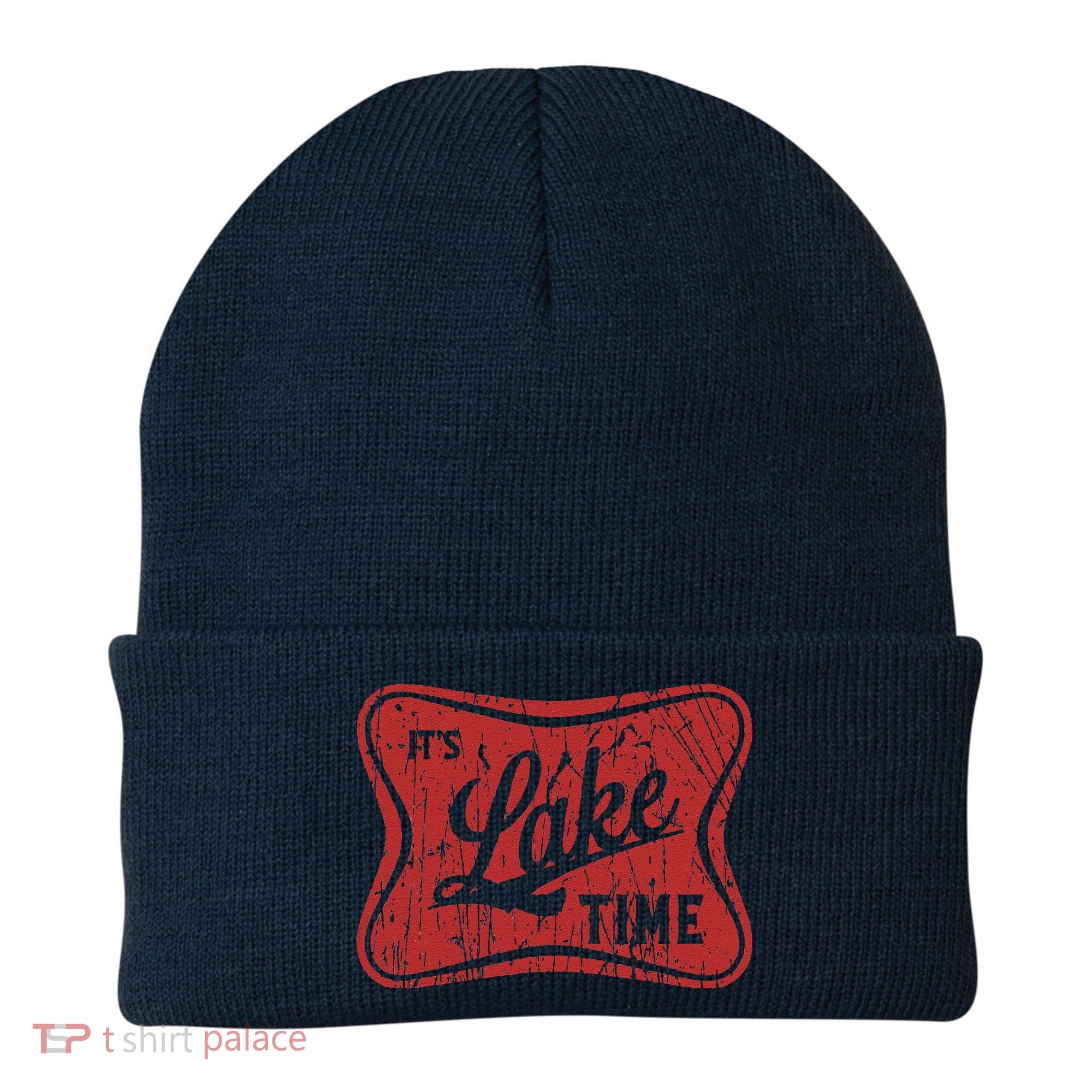 ItS Lake Time Summer Lake Camper Life Beanie
