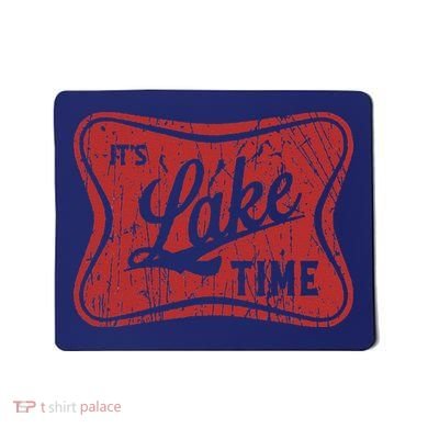 ItS Lake Time Summer Lake Camper Life Mousepad