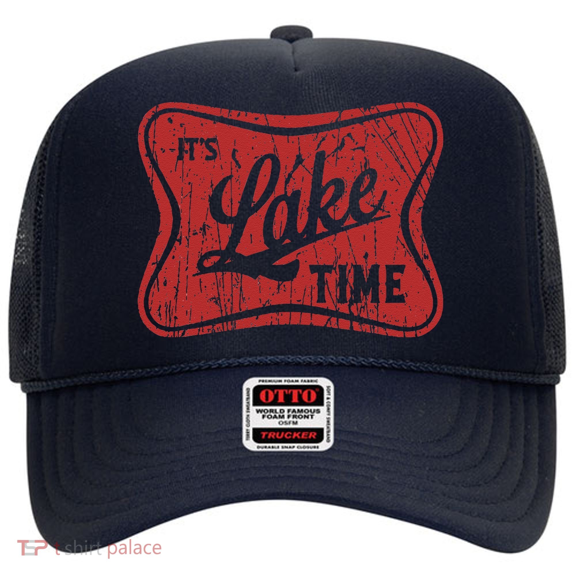 ItS Lake Time Summer Lake Camper Life Hat