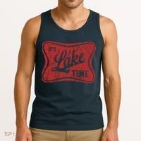 ItS Lake Time Summer Lake Camper Life Tank Top thumb 3