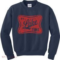 ItS Lake Time Summer Lake Camper Life Kids Sweatshirt thumb 0