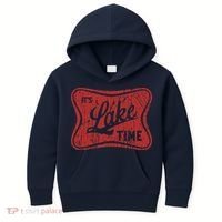 ItS Lake Time Summer Lake Camper Life Kids Hoodie thumb 0