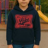 ItS Lake Time Summer Lake Camper Life Kids Hoodie thumb 3