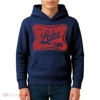 ItS Lake Time Summer Lake Camper Life Kids Hoodie thumb 4