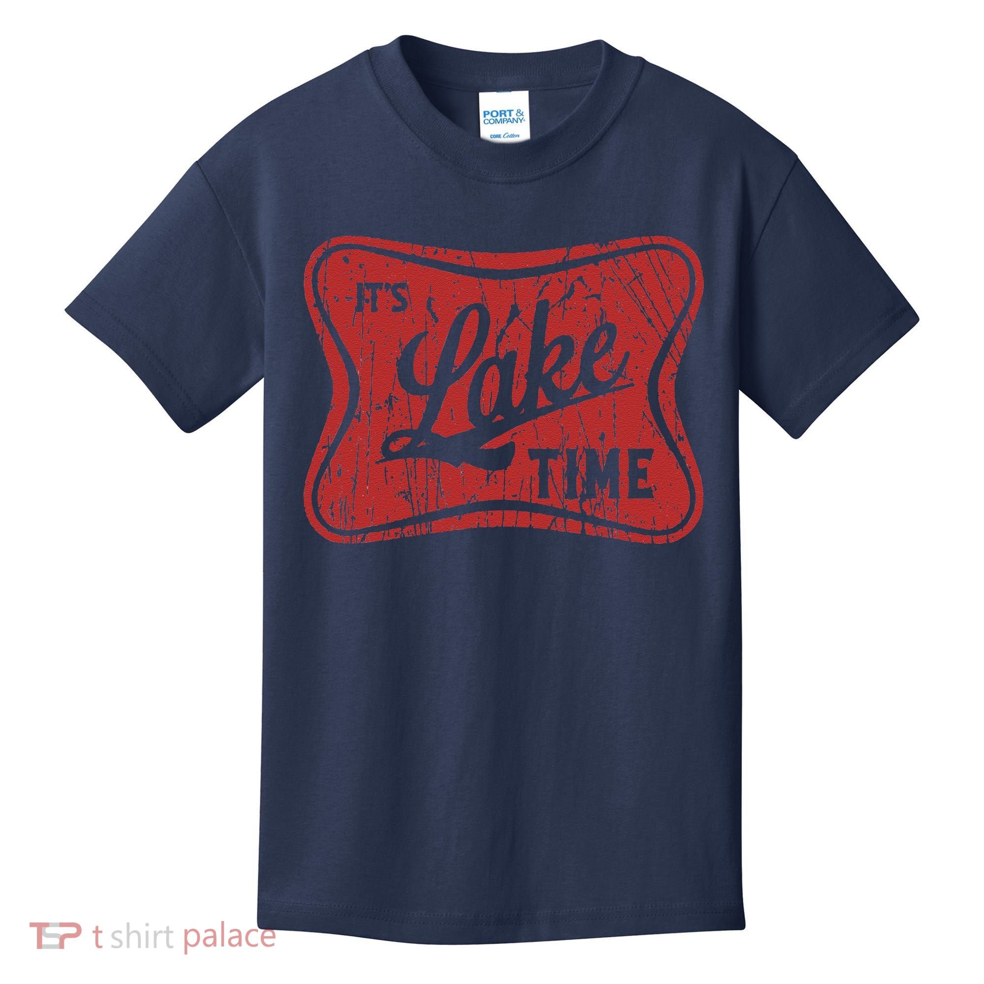 ItS Lake Time Summer Lake Camper Life Kids T-Shirt