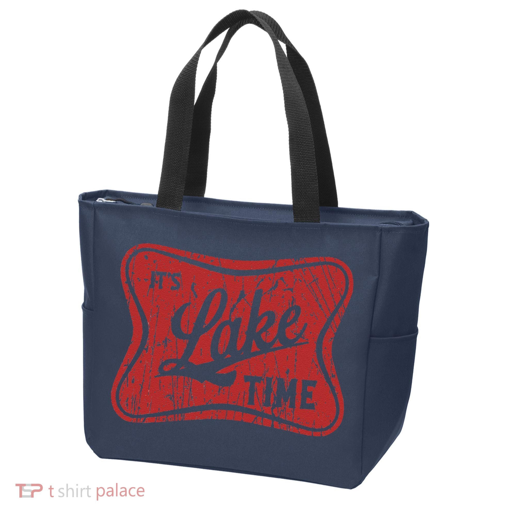 ItS Lake Time Summer Lake Camper Life Tote Bag