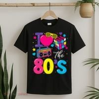 I Love The 80s 80's Party Retro birthday  T-Shirt thumb 2