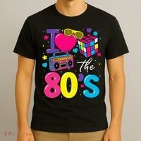 I Love The 80s 80's Party Retro birthday  T-Shirt thumb 3
