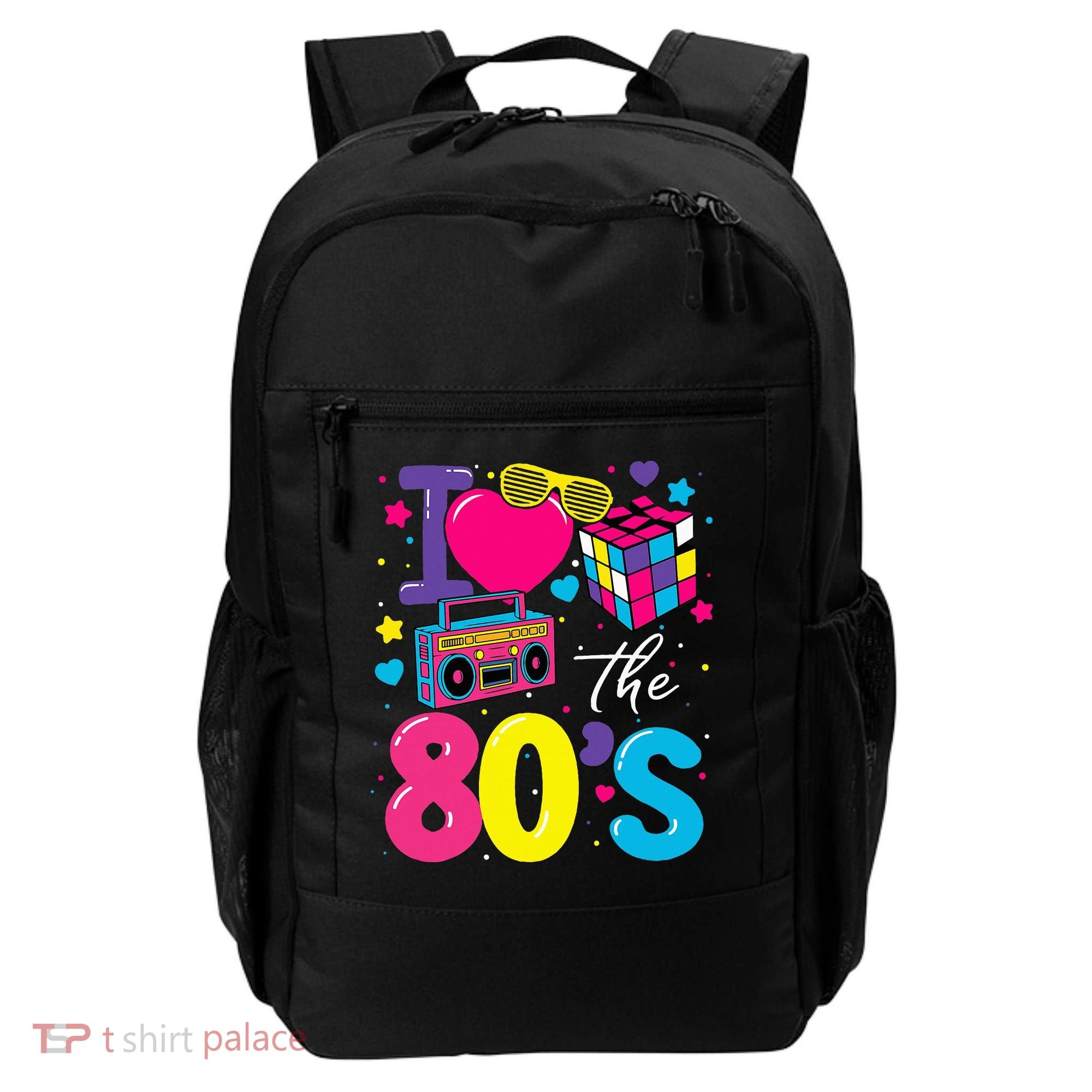 I Love The 80s 80's Party Retro birthday  Backpack