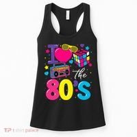I Love The 80s 80's Party Retro birthday  Women's Tank Top thumb 0