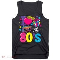 I Love The 80s 80's Party Retro birthday  Tank Top thumb 0
