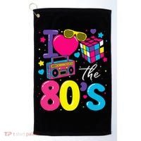 I Love The 80s 80's Party Retro birthday  Golf Towel thumb 0
