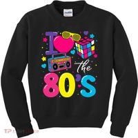 I Love The 80s 80's Party Retro birthday  Kids Sweatshirt thumb 0