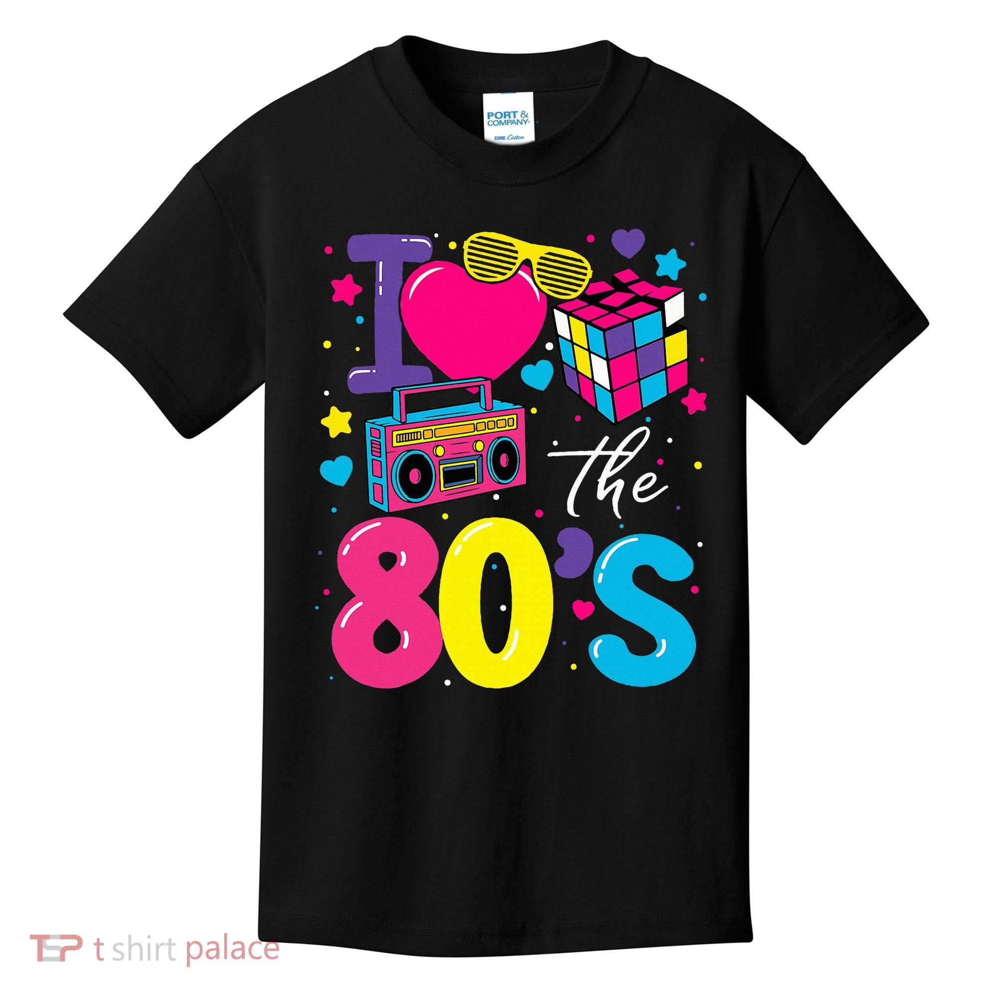 I Love The 80s 80's Party Retro birthday  Kids T-Shirt
