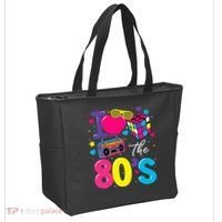 I Love The 80s 80's Party Retro birthday  Tote Bag thumb 2