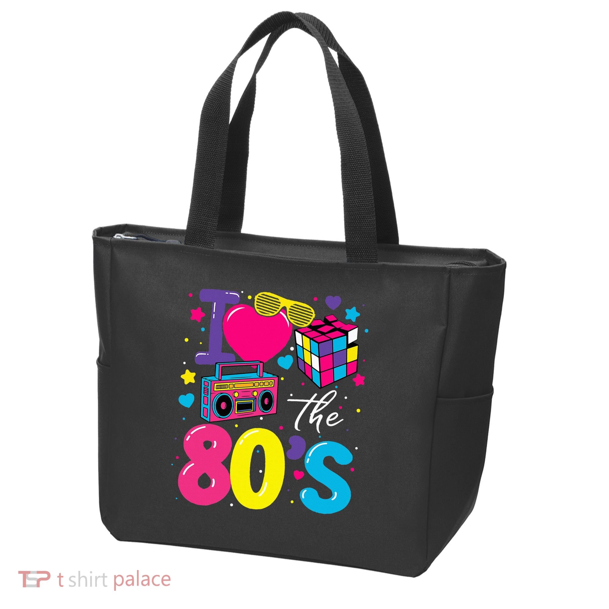 I Love The 80s 80's Party Retro birthday  Tote Bag