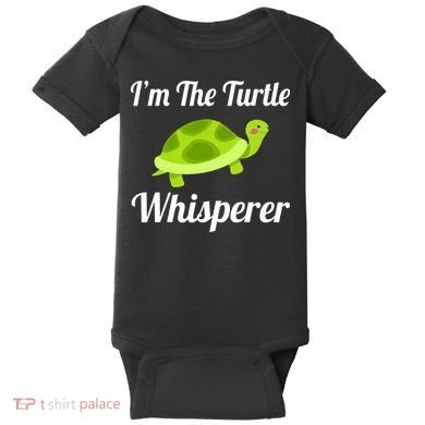 I Love Turtles - Turtle Whisperer Baby Bodysuit