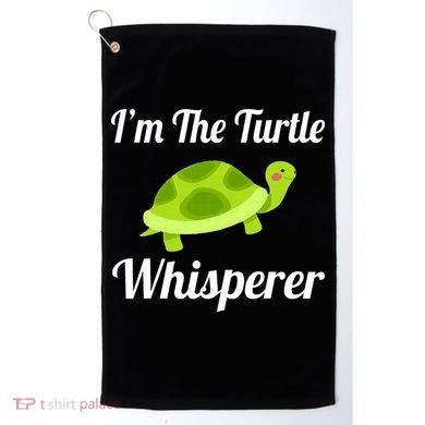 I Love Turtles - Turtle Whisperer Golf Towel