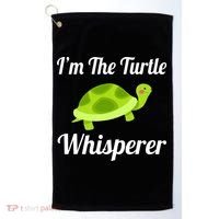 I Love Turtles - Turtle Whisperer Golf Towel thumb 0
