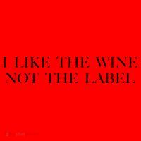 I Like The Wine Not The Label Santa Hat thumb 1
