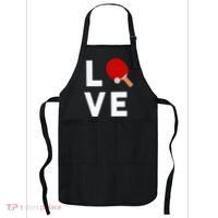 I Love Table Tennis Cute Funny Ping Pong Apron thumb 0