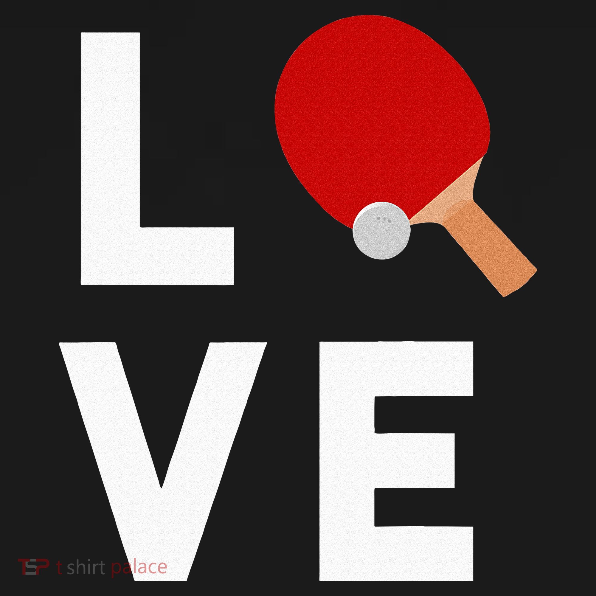 I Love Table Tennis Cute Funny Ping Pong Apron