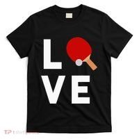 I Love Table Tennis Cute Funny Ping Pong T-Shirt thumb 0
