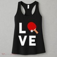 I Love Table Tennis Cute Funny Ping Pong Women's Tank Top thumb 3