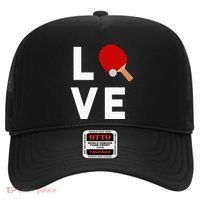 I Love Table Tennis Cute Funny Ping Pong Hat thumb 0