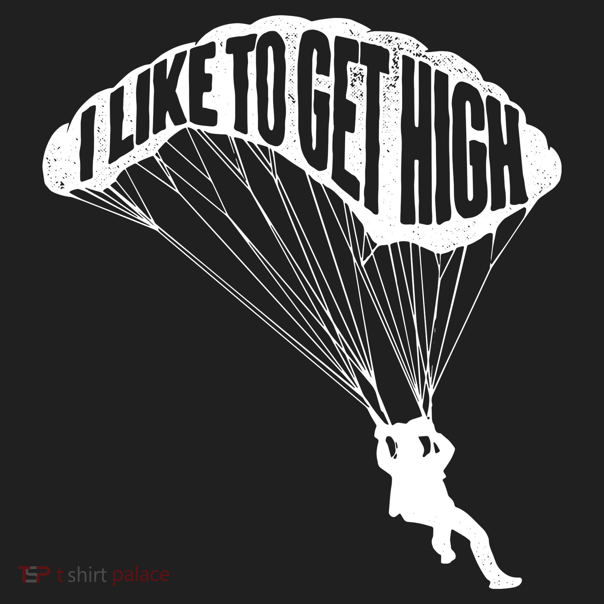 I Like To Get High Skydiver Parachutist Skydive Parachute Tumbler