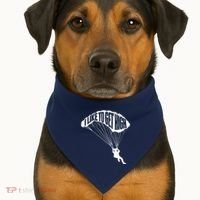 I Like To Get High Skydiver Parachutist Skydive Parachute USA-Made Doggie Bandana thumb 1