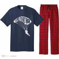 I Like To Get High Skydiver Parachutist Skydive Parachute Pajama Set thumb 0