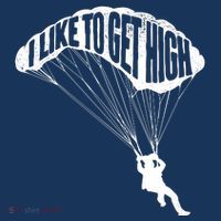 I Like To Get High Skydiver Parachutist Skydive Parachute Women's Hoodie thumb 2