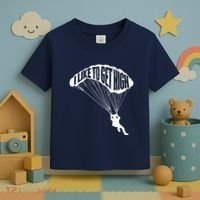 I Like To Get High Skydiver Parachutist Skydive Parachute Toddler T-Shirt thumb 3