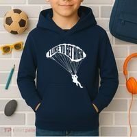I Like To Get High Skydiver Parachutist Skydive Parachute Kids Hoodie thumb 2