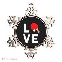 I Love Table Tennis Shirts Cute Funny Ping Pong Gift Idea Ornament thumb 0