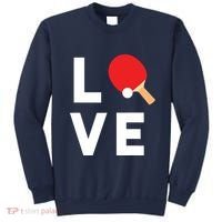 I Love Table Tennis Shirts Cute Funny Ping Pong Gift Idea Sweatshirt thumb 0