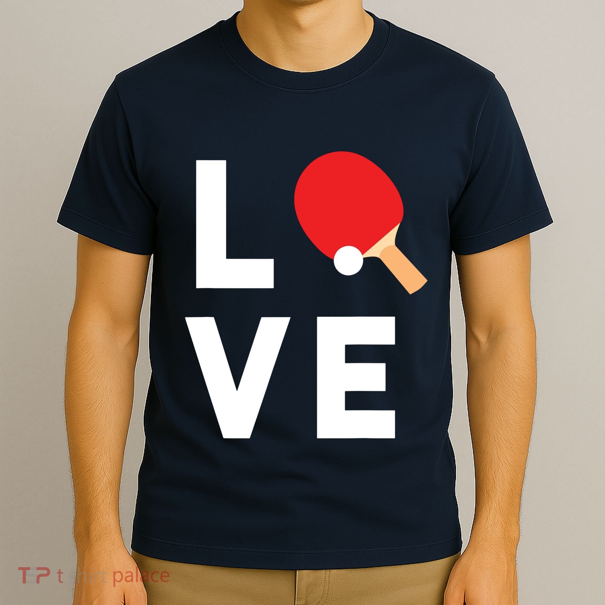 I Love Table Tennis Shirts Cute Funny Ping Pong Gift Idea T-Shirt