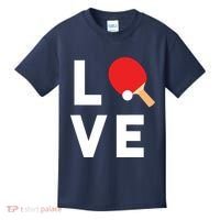 I Love Table Tennis Shirts Cute Funny Ping Pong Gift Idea Kids T-Shirt thumb 0