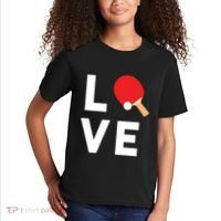 I Love Table Tennis Shirts Cute Funny Ping Pong Gift Idea Kids T-Shirt thumb 2