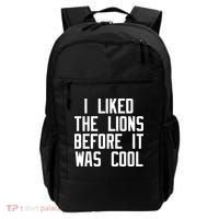I Liked The Lions Before It Was Cool Backpack thumb 0