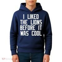 I Liked The Lions Before It Was Cool Kids Hoodie thumb 4