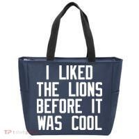 I Liked The Lions Before It Was Cool Tote Bag thumb 0