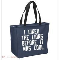 I Liked The Lions Before It Was Cool Tote Bag thumb 2