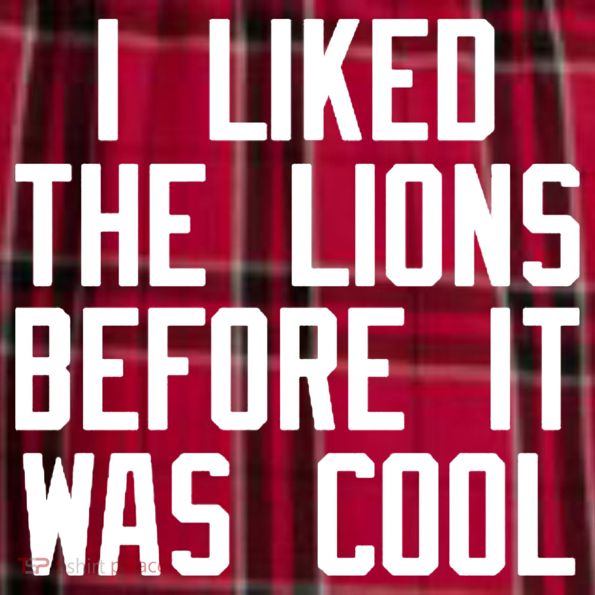 I Liked The Lions Before It Was Cool Men's Flannel Plaid Pajama Pants