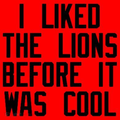 I Liked The Lions Before It Was Cool Santa Hat