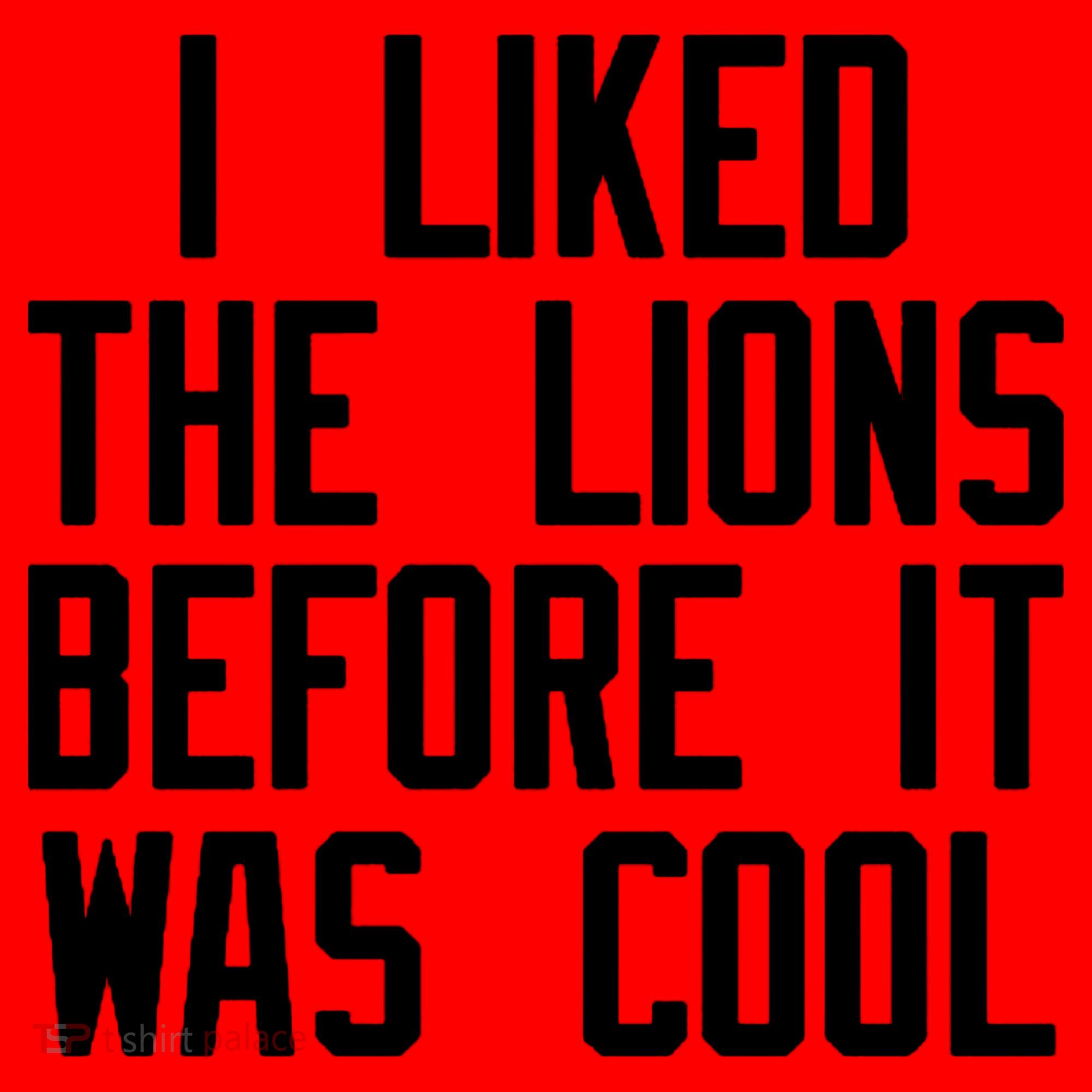 I Liked The Lions Before It Was Cool Santa Hat