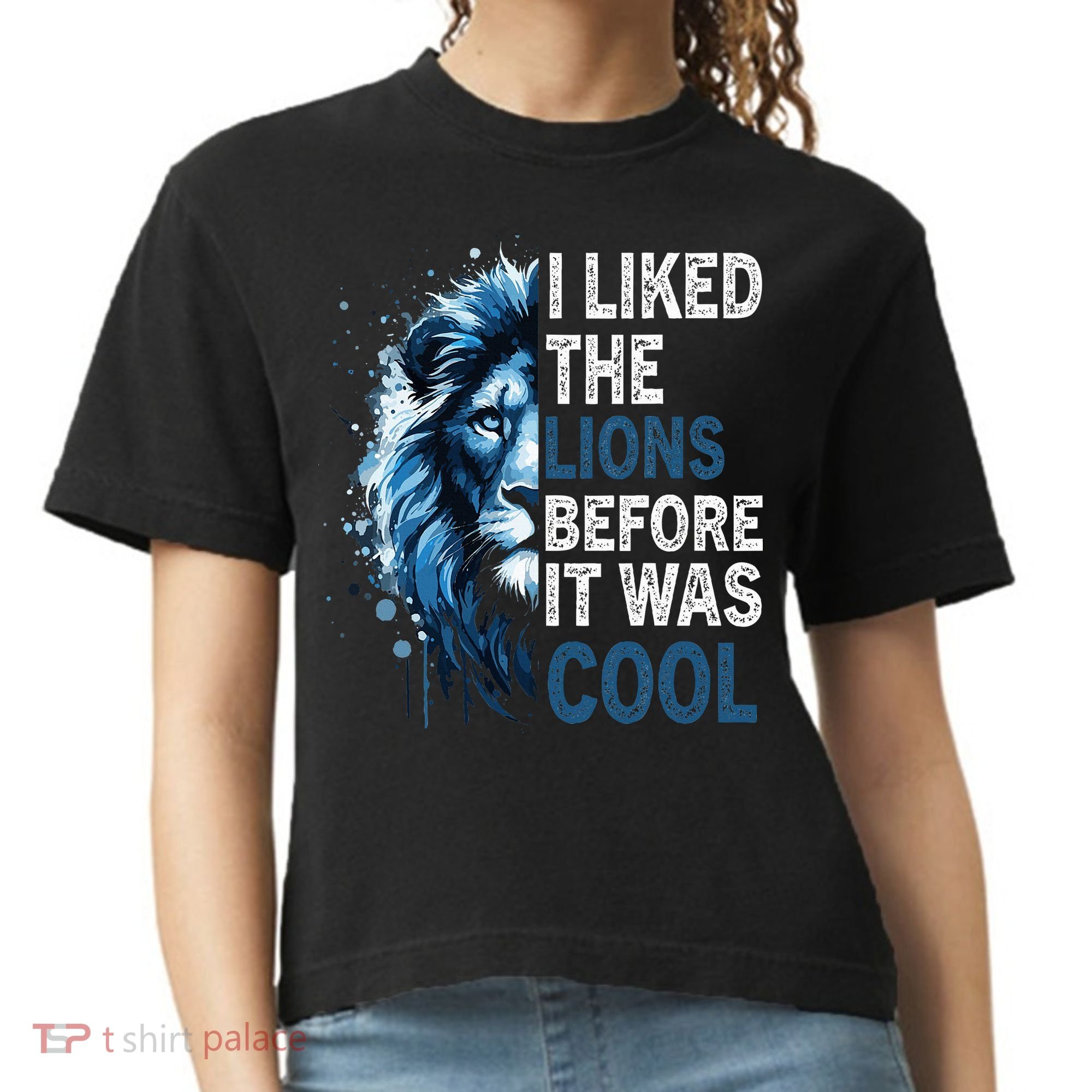 I Liked The Lions Before It Was Cool Comfort Colors Boxy T-Shirt