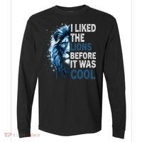 I Liked The Lions Before It Was Cool Comfort Colors Heavyweight Long Sleeve T-Shirt thumb 0