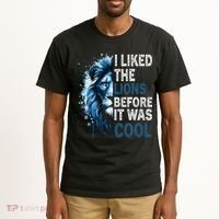 I Liked The Lions Before It Was Cool Tall T-Shirt thumb 2